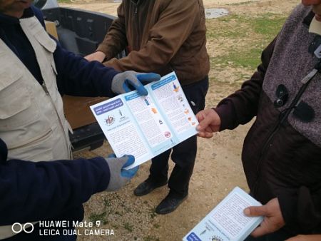 L’UAWC se mobilise pour aider les agriculteurs palestiniens face au coronavirus